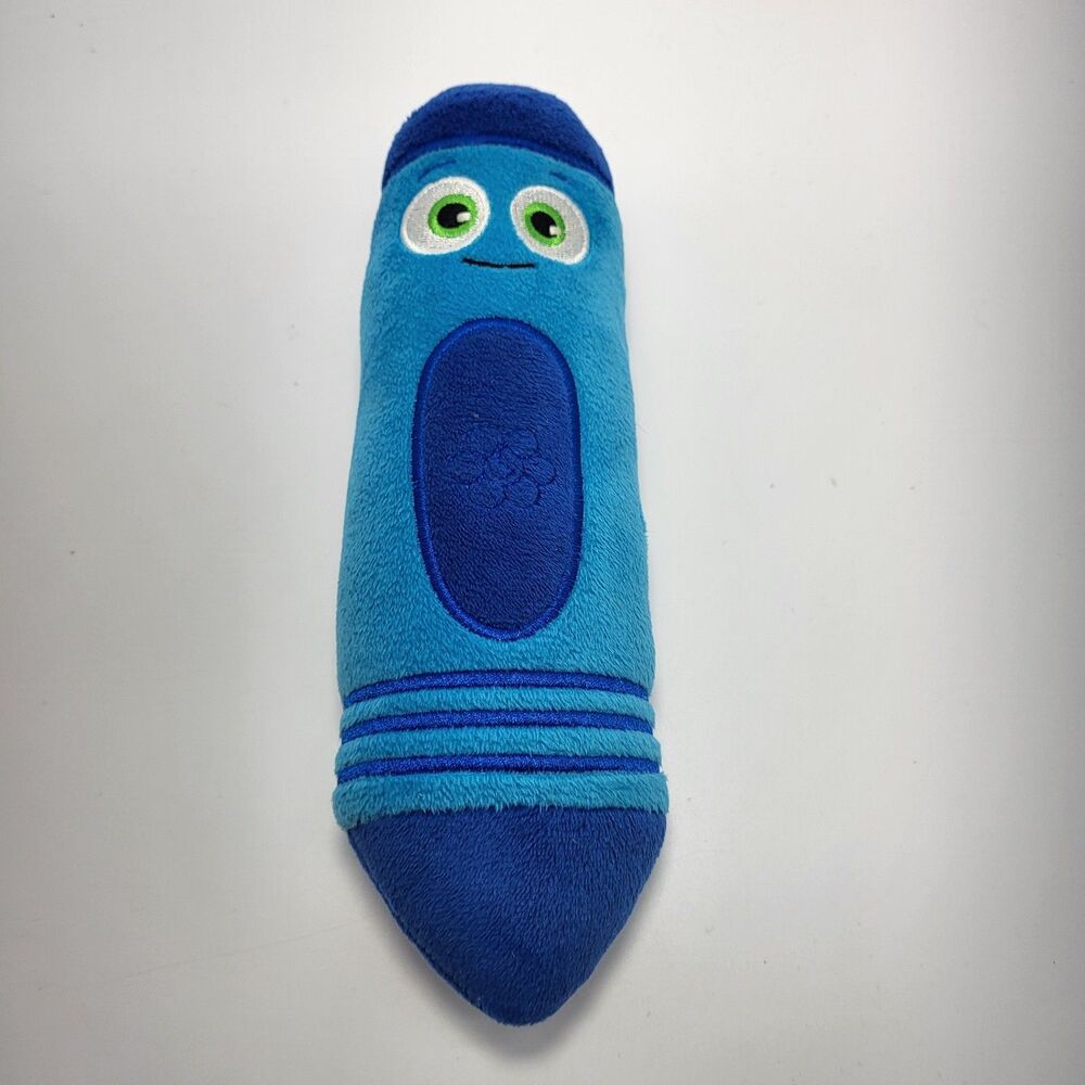 Baby First TV Color Crew 8" Plush Talking Toy Blue Crayon - TESTED & WORKS